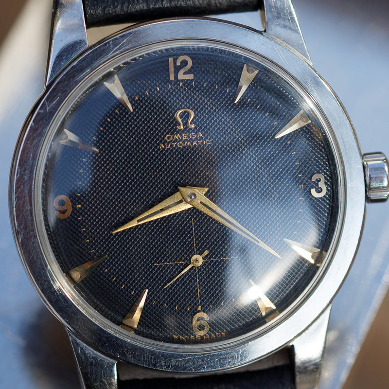 OMEGA Ref.2493-7 Jumbo Seamaster Black Guilloche Bumper