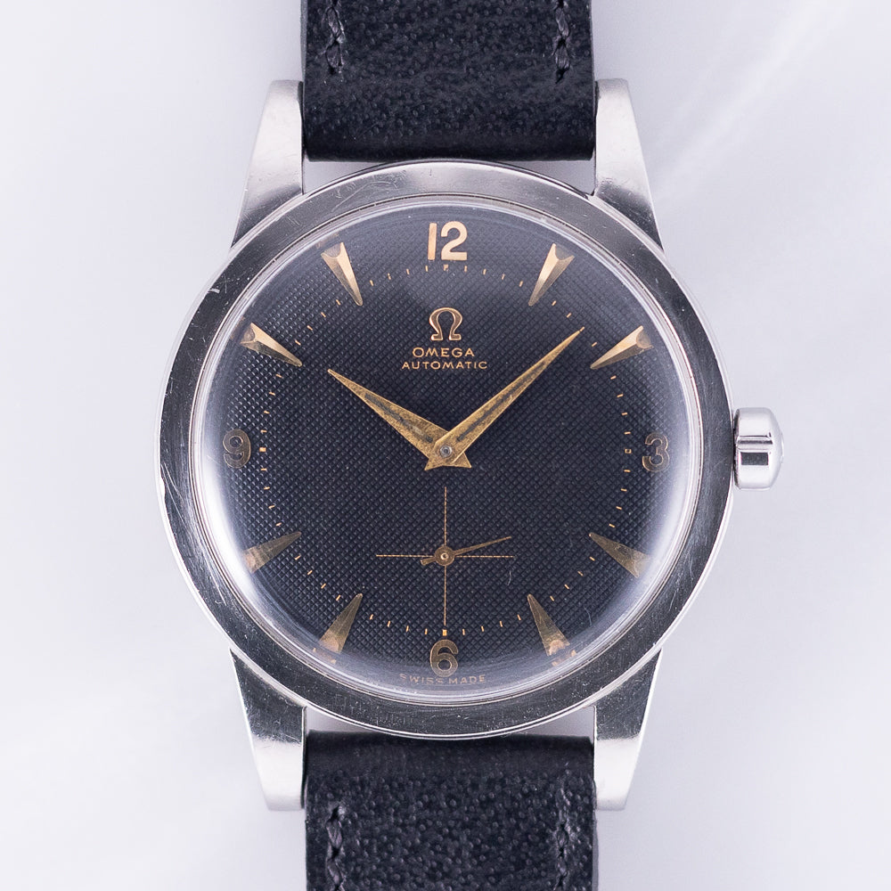 OMEGA Ref.2493-7 Jumbo Seamaster Black Guilloche Bumper