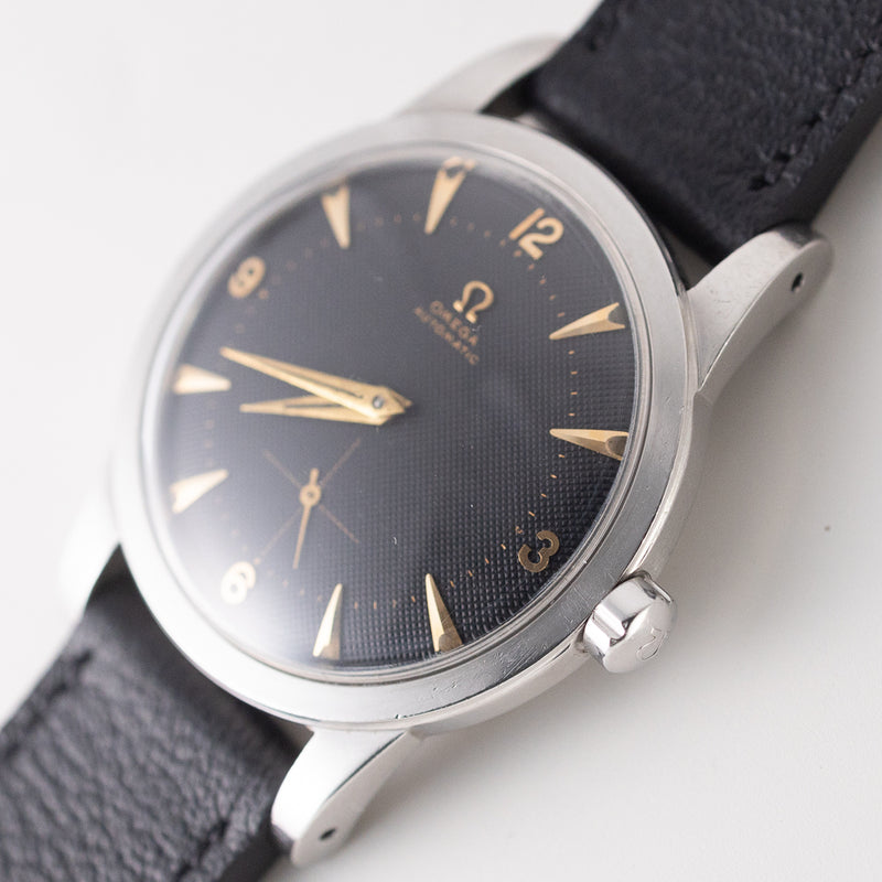 OMEGA Ref.2493-7 Jumbo Seamaster Black Guilloche Bumper