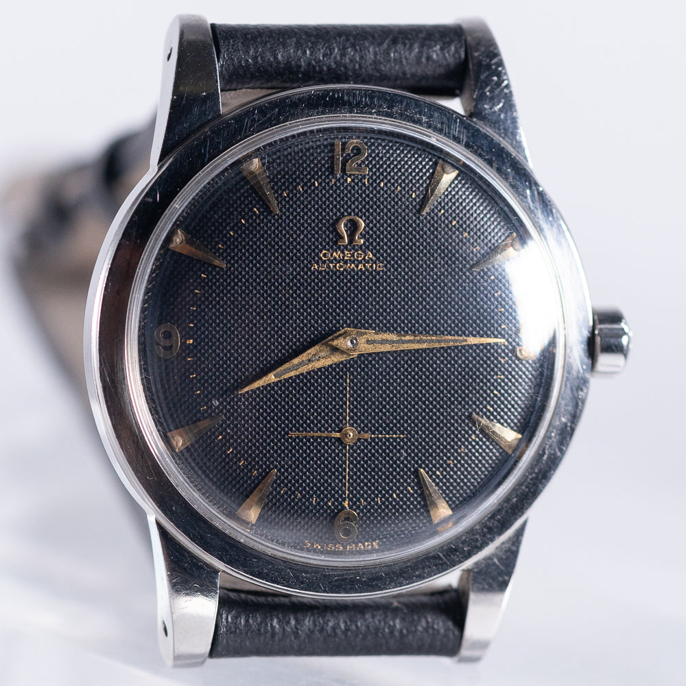OMEGA Ref.2493-7 Jumbo Seamaster Black Guilloche Bumper