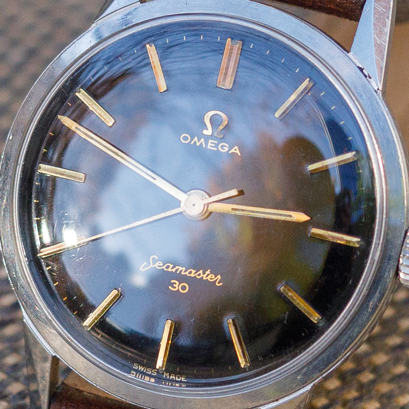 OMEGA Seamaster 30 Ref.135.003 Mint Black Gilt DIal