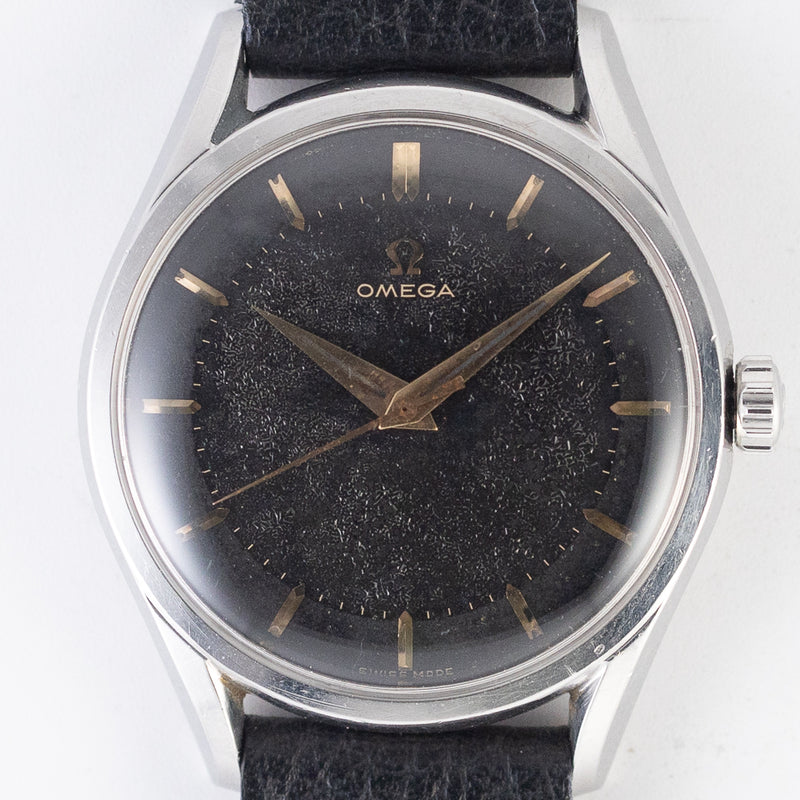 OMEGA Ref.2892-1SC Black Gilt Pie Pan Dial