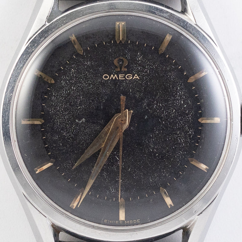 OMEGA Ref.2892-1SC Black Gilt Pie Pan Dial