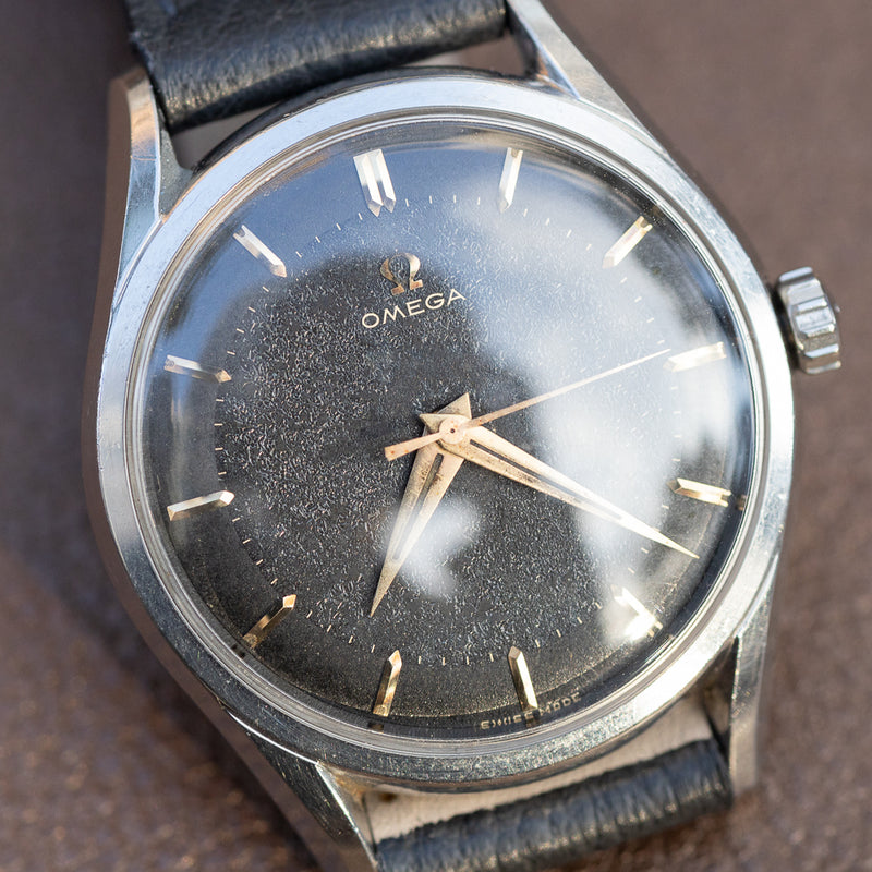 OMEGA Ref.2892-1SC Black Gilt Pie Pan Dial