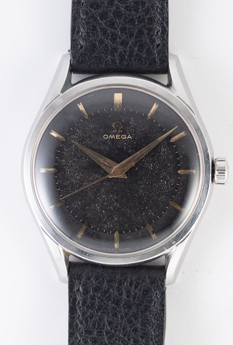 OMEGA Ref.2892-1SC Black Gilt Pie Pan Dial