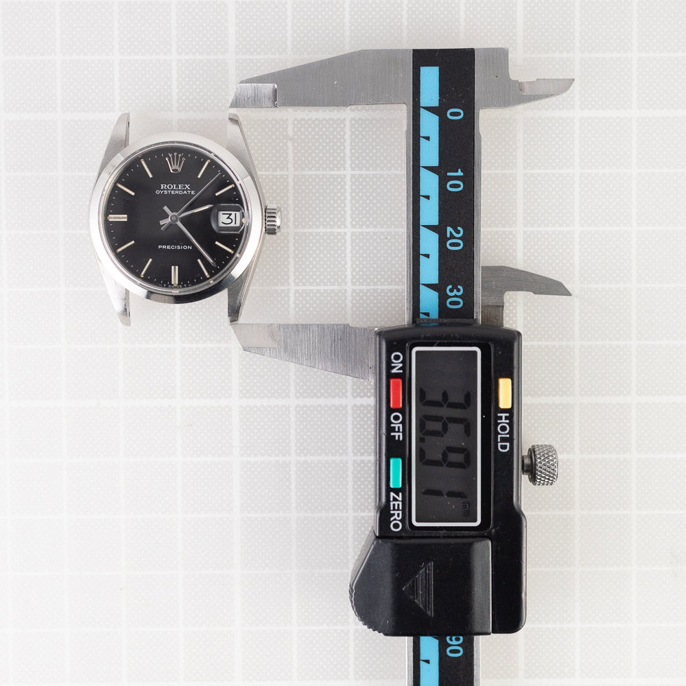 ROLEX OYSTERDATE Ref.6466 Black Mirror Dial