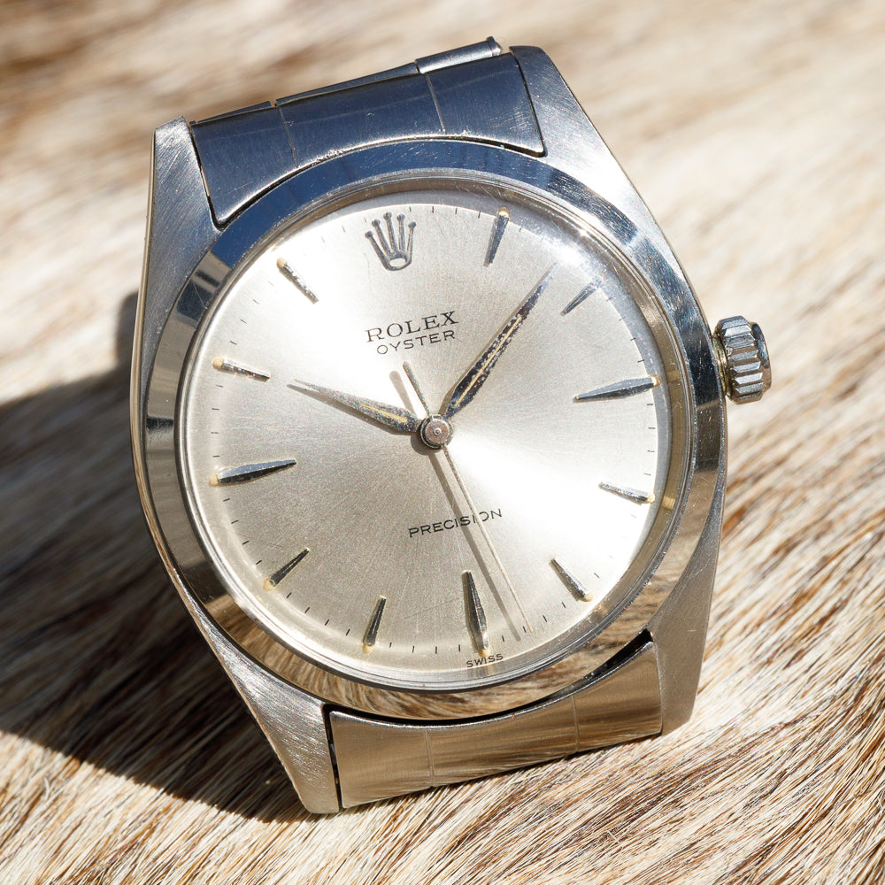ROLEX BIG OYSTER Ref.6424 with Ref.7206 Riveted Bracelet – TIMEANAGRAM