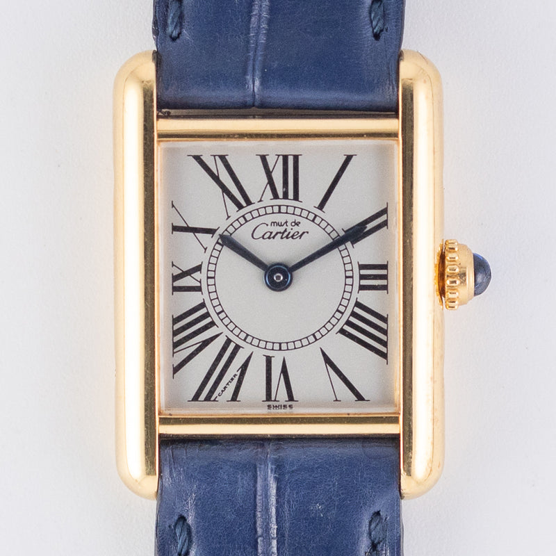 CARTIER SM Must de tank Ref.1613 Oparan Dial