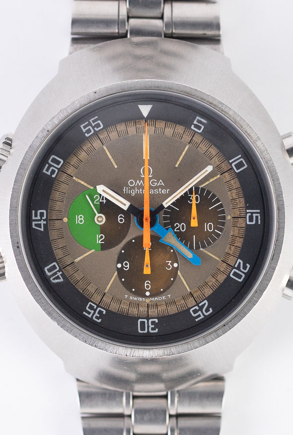 OMEGA Flightmaster No Dots but with dots Ref.145.013