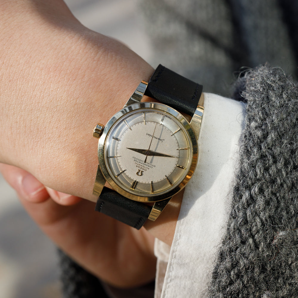 風防劣化14kオメガクロノメーターcal352 OMEGA Seamaster Chronometer Ref.2520 Bumper Cal.352 – TIMEANAGRAM