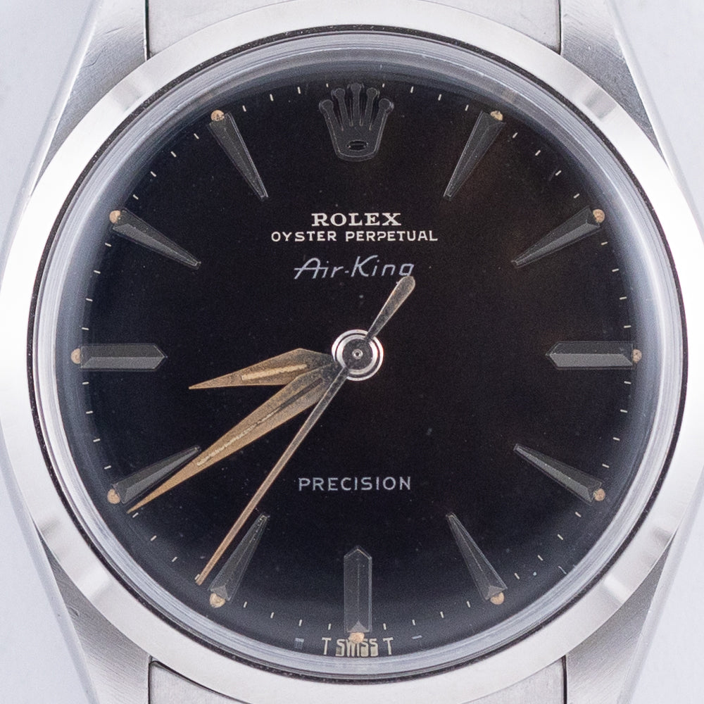 ROLEX Air-king Ref.5500 Tropical Hand With 6635 Elastic Bracelet