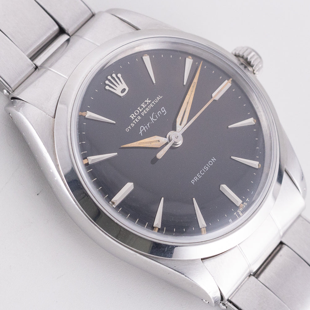 ROLEX Air-king Ref.5500 Tropical Hand With 6635 Elastic Bracelet