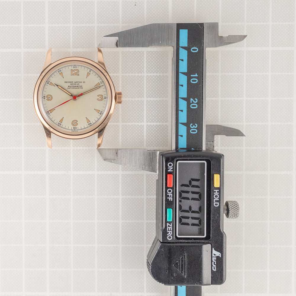 RECORD Ref.811 75 14K Rose Gold Bumper Cal.172