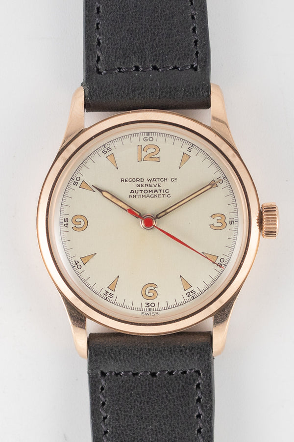 RECORD Ref.811 75 14K Rose Gold Bumper Cal.172