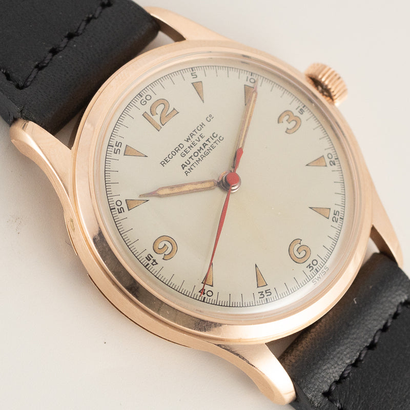 RECORD Ref.811 75 14K Rose Gold Bumper Cal.172