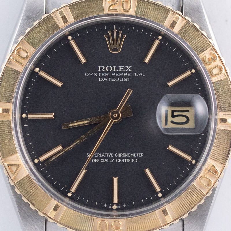 ROLEX DATEJUST Ref.1625 Thunder Bird Black