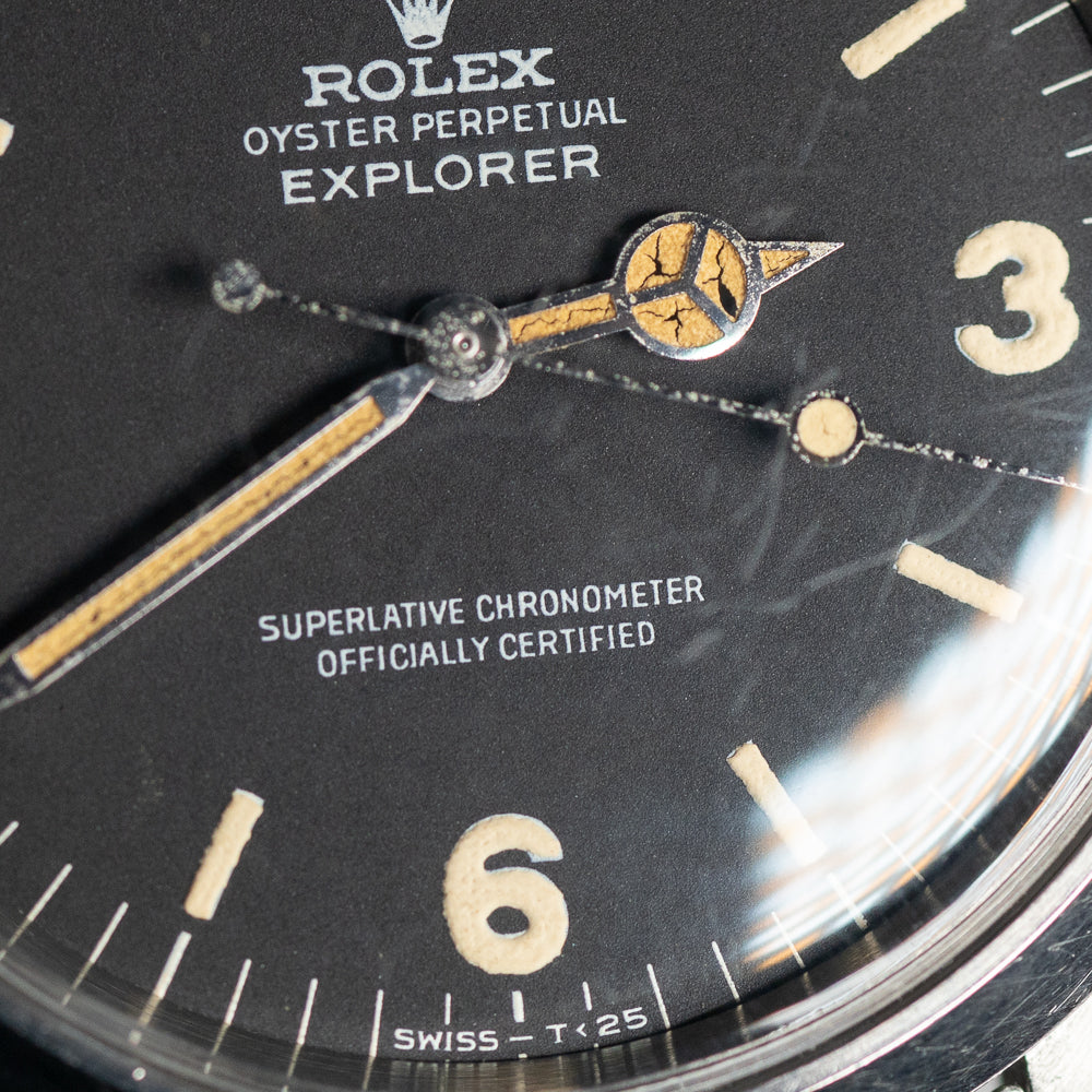 ROLEX EXPLORER Ref.1016 MK1 Fat Font Frog Leg