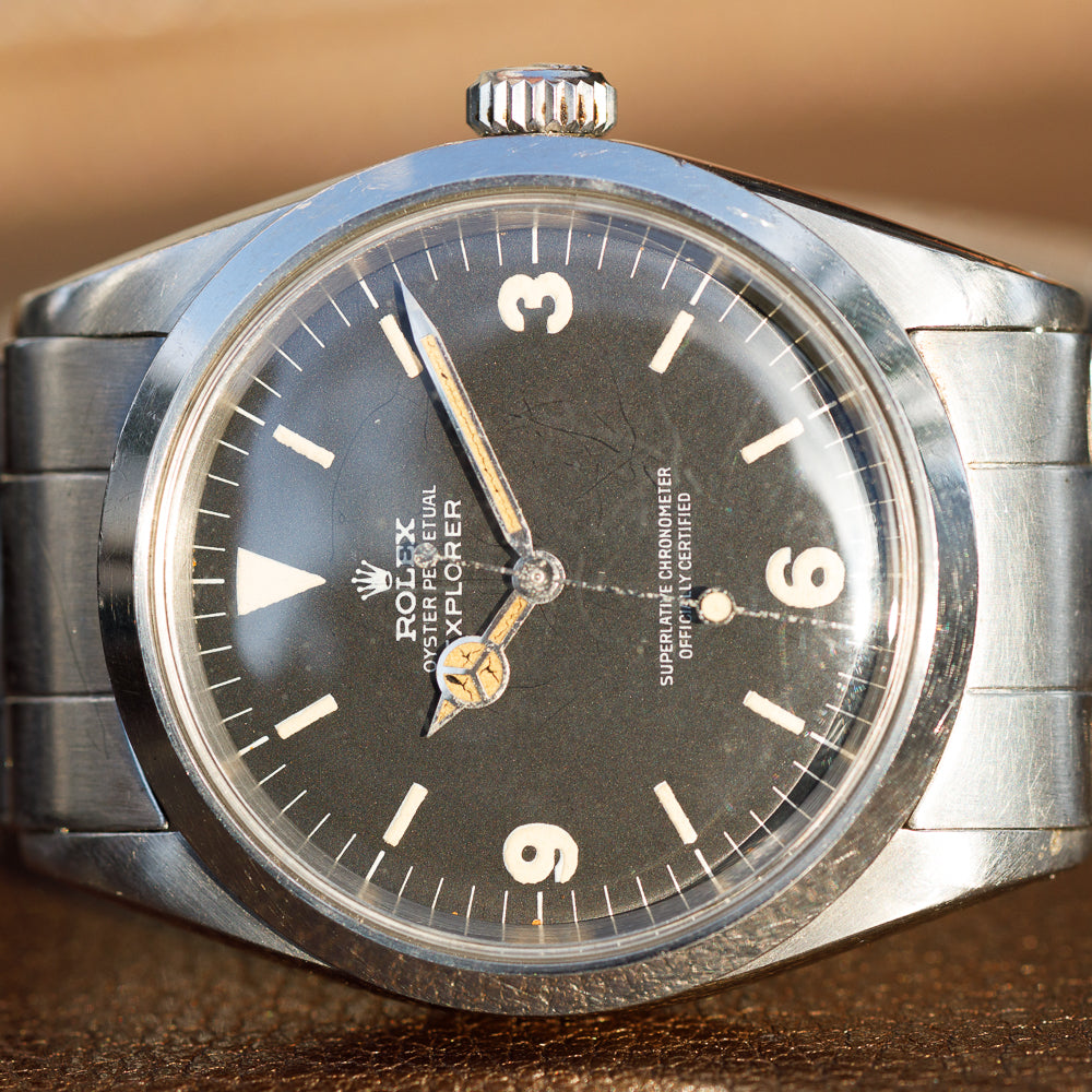 ROLEX EXPLORER Ref.1016 MK1 Fat Font Frog Leg