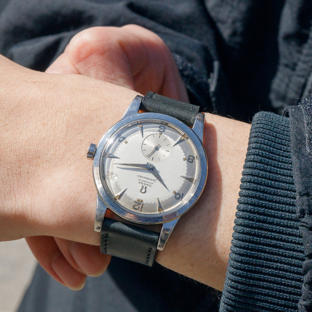OMEGA Seamaster 36.5mm Silver HOUR MARKER Ref.2493-6