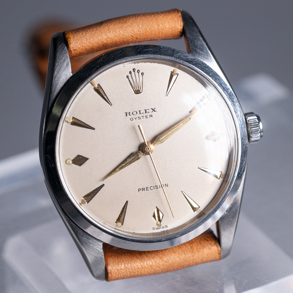 ROLEX BIG OYSTER Ref.6424 Debossed Long Coronet