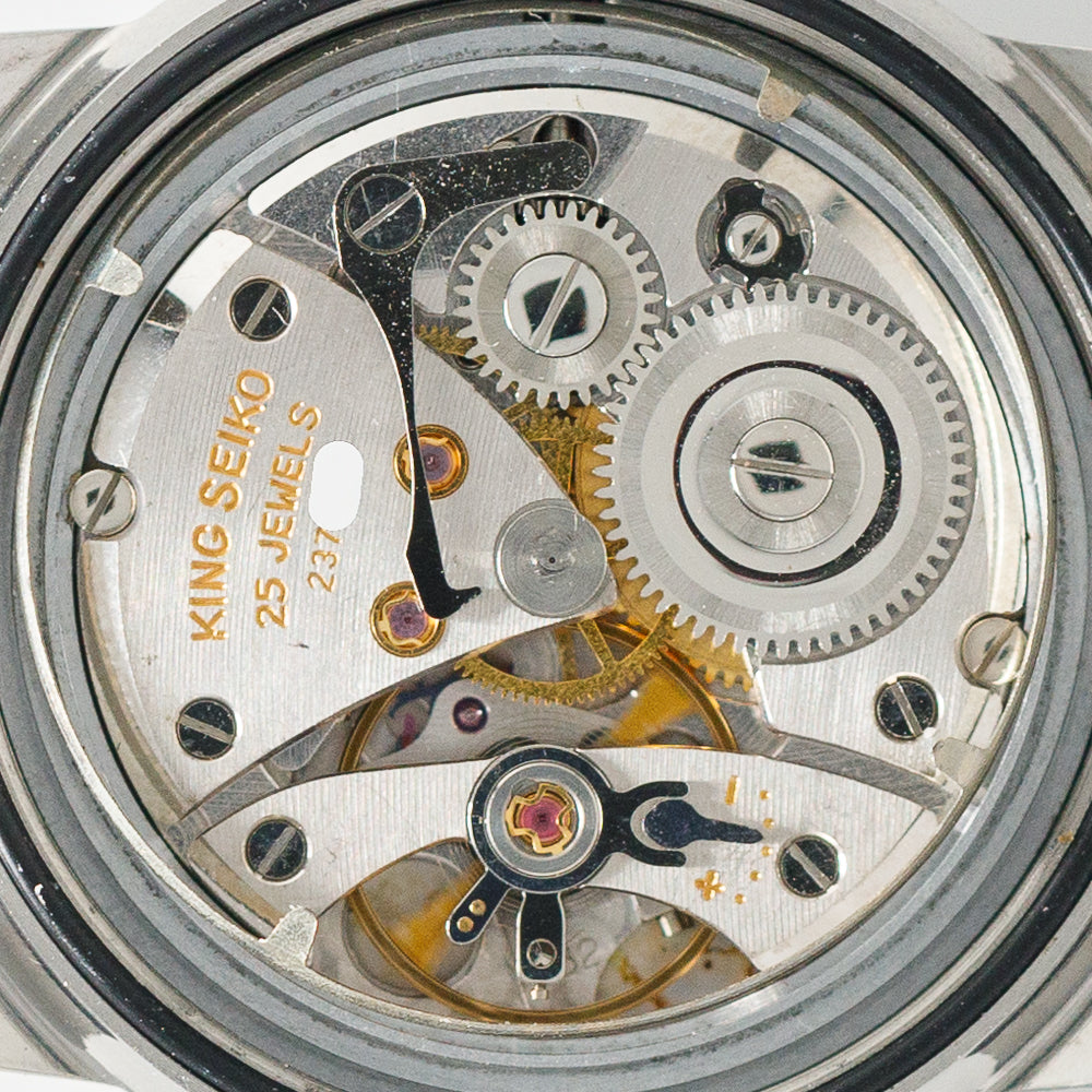 愛*子様 KING SEIKO 44-9990　内部ヒビ　 動作確認済　自動巻 KING SEIKO Ref.44-9990 44KS