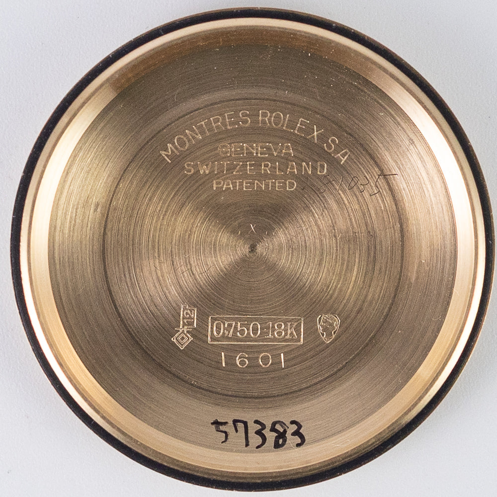 ROLEX DATEJUST Ultra rare Minute Line with a mirror finish Ref.1601 w.Chronometer Certificate