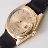 ROLEX DATEJUST Ultra rare Minute Line with a mirror finish Ref.1601 w.Chronometer Certificate