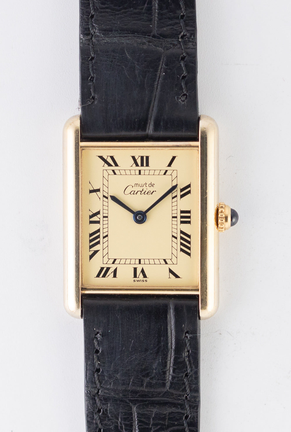 CARTIER LM MUST DE TANK REF.590005 WITH PAPER