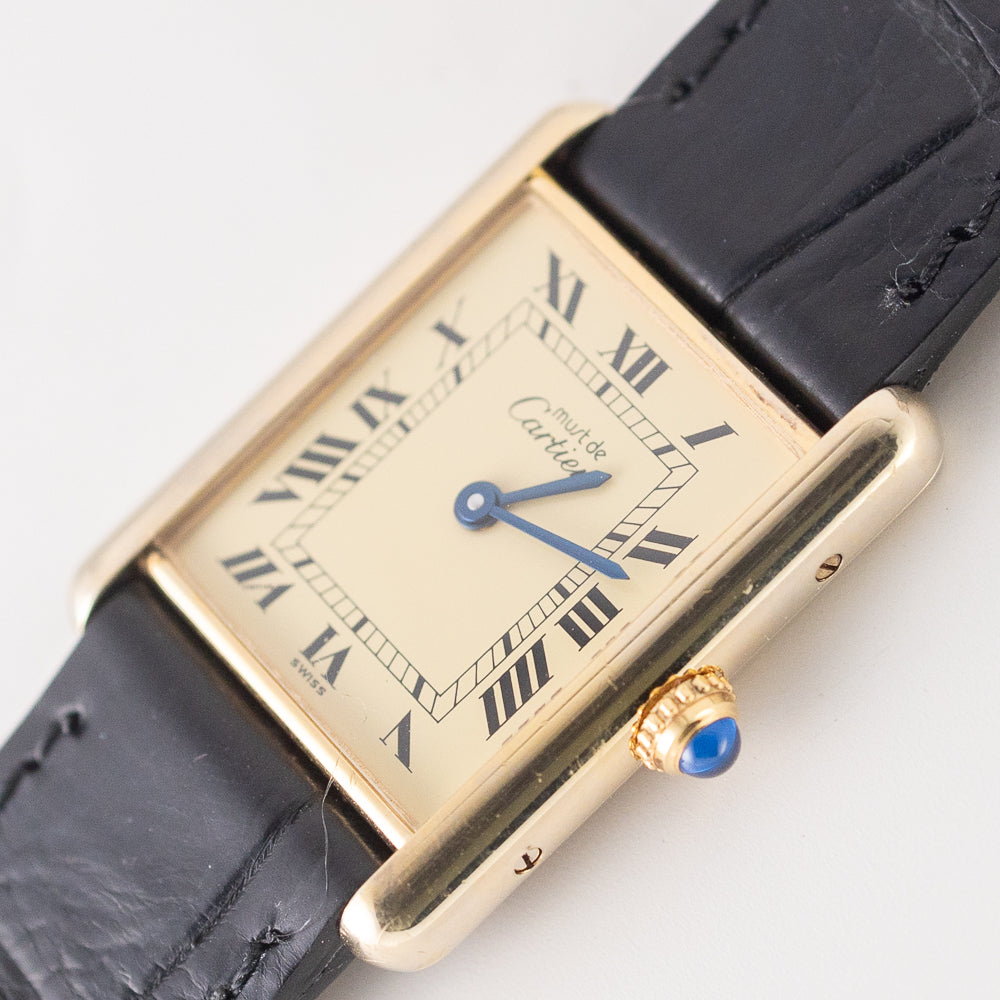 CARTIER LM MUST DE TANK REF.590005 WITH PAPER