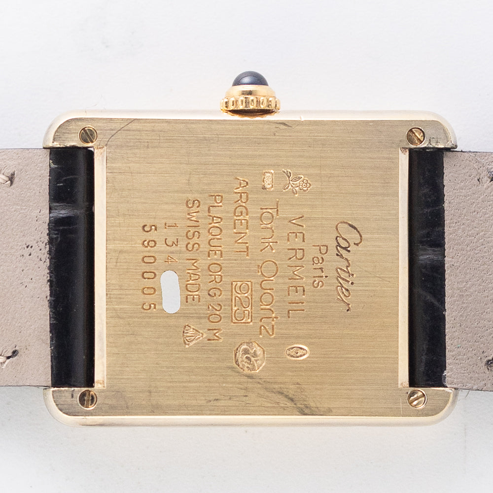 CARTIER LM MUST DE TANK REF.590005 WITH PAPER