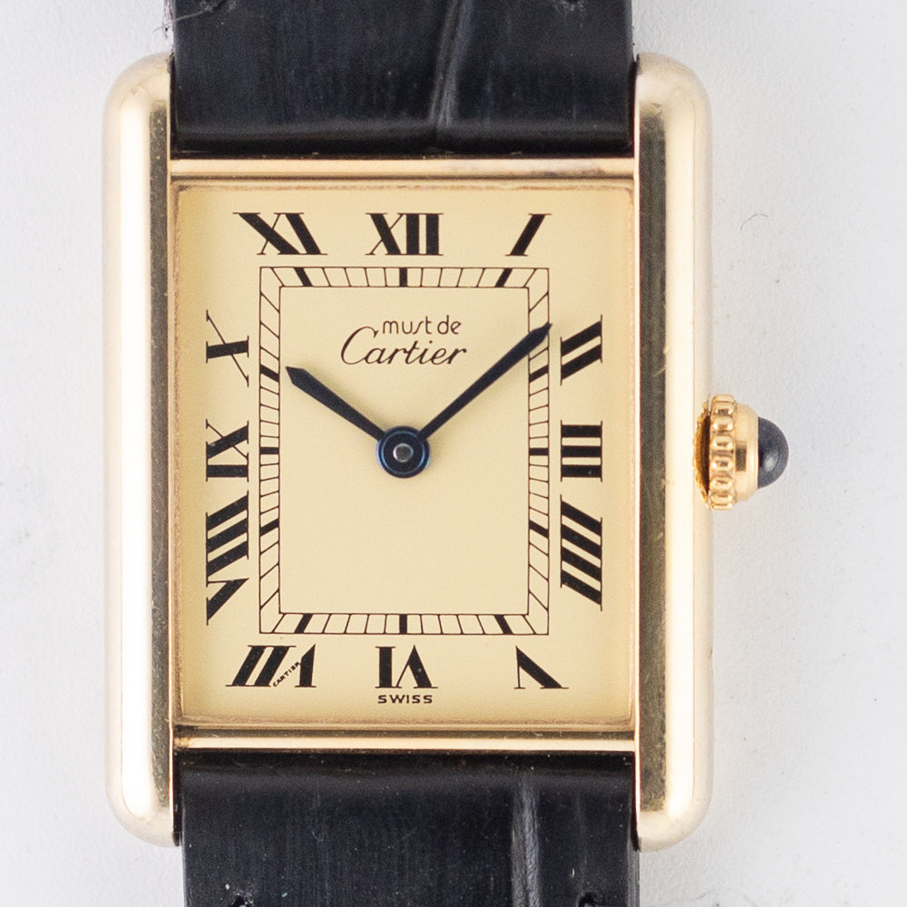 CARTIER LM MUST DE TANK REF.590005 WITH PAPER