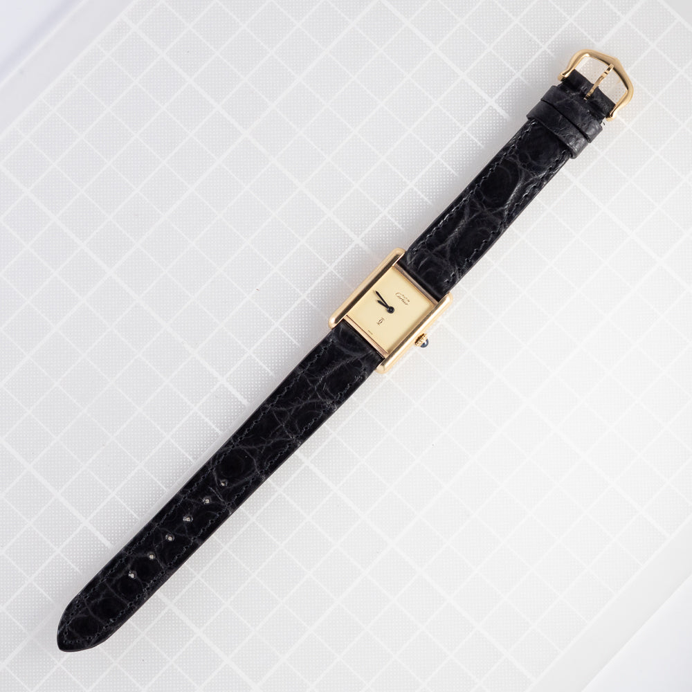 CARTIER SM Must de tank Cal.78-1 BOX and Warranty Card