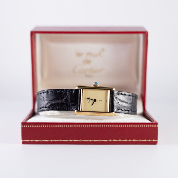 CARTIER SM Must de tank Cal.78-1 BOX and Warranty Card