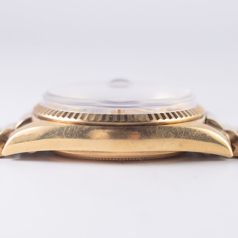 ROLEX DAY-DATE Ref.1803 Linen with BOX and Double Warranty Papers