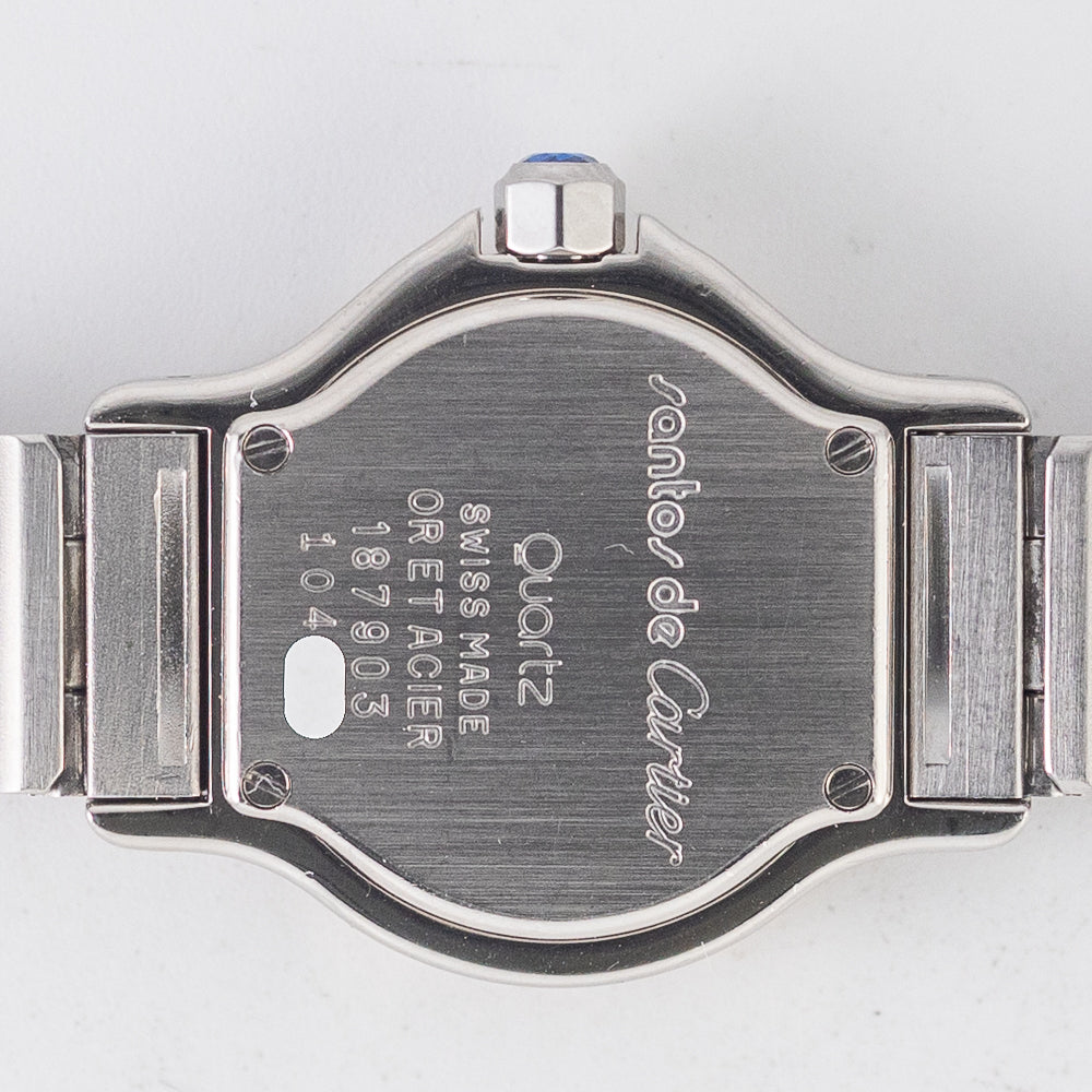 CARTIER SM SANTOS OCTAGON Ref.187903 with BOX