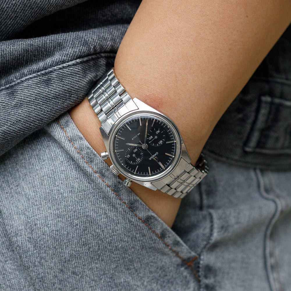 OMEGA DE VILLE Ref.145.017 Cal.860 Black Dial – TIMEANAGRAM