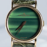 BAUME & MERCIER 18K Yellow Gold Malachite - Like