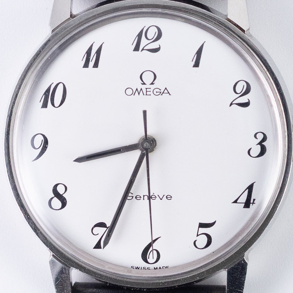 OMEGA Geneve  White Roman Ref.135.011 BOX