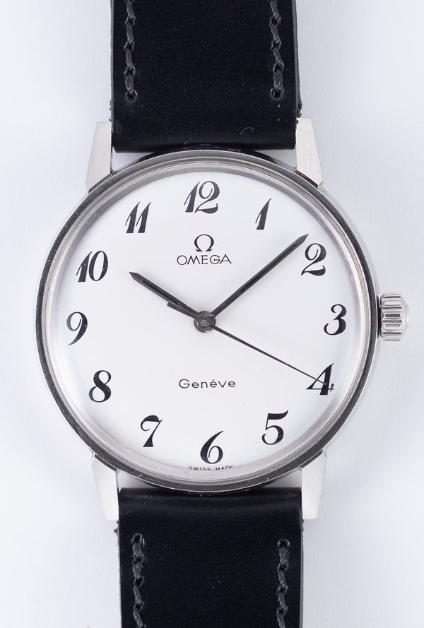 OMEGA Geneve  White Roman Ref.135.011 BOX