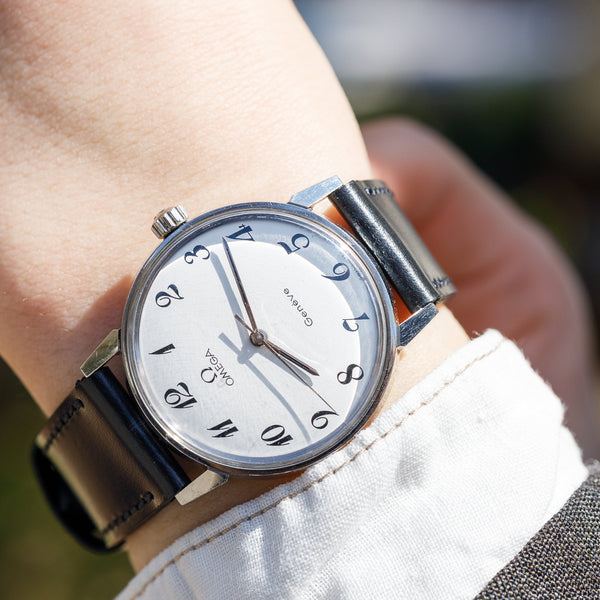 OMEGA Geneve  White Roman Ref.135.011 BOX