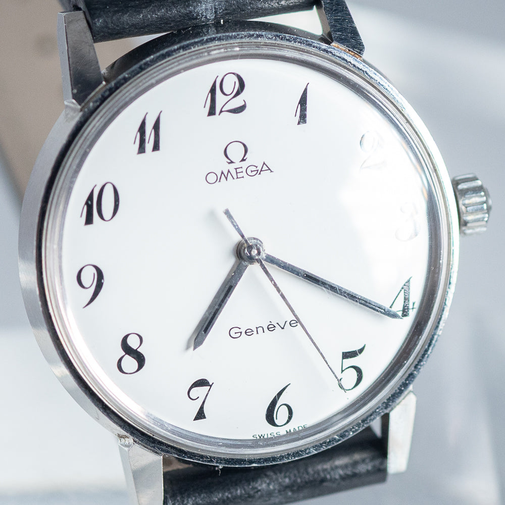 OMEGA Geneve  White Roman Ref.135.011 BOX