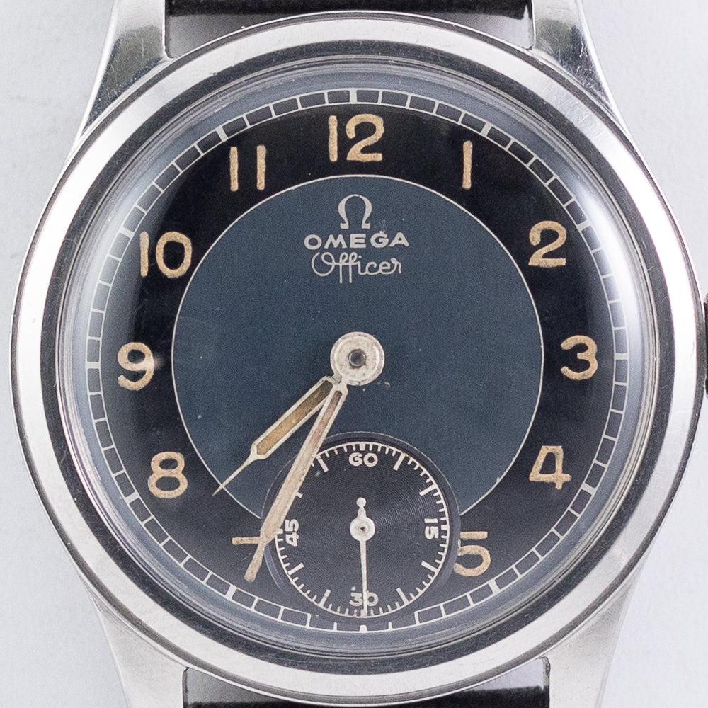 OMEGA Officer Blue Bullseye Dial