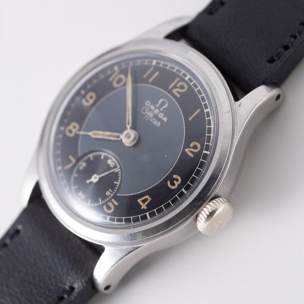 OMEGA Officer Blue Bullseye Dial