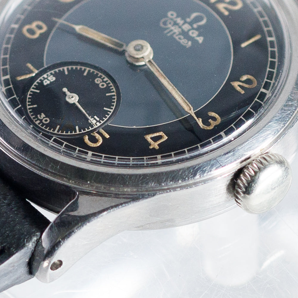 OMEGA Officer Blue Bullseye Dial