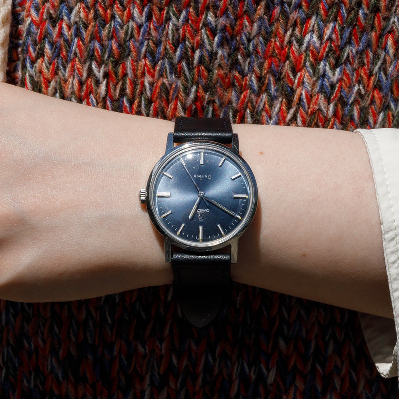 OMEGA Geneve Blue Sunburst Ref.135.070