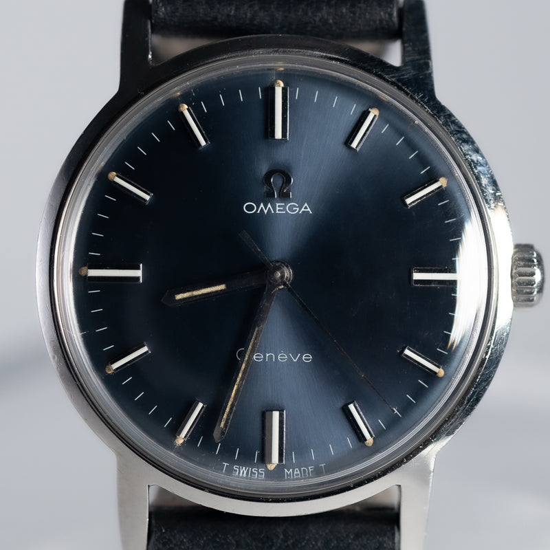 OMEGA Geneve Blue Sunburst Ref.135.070