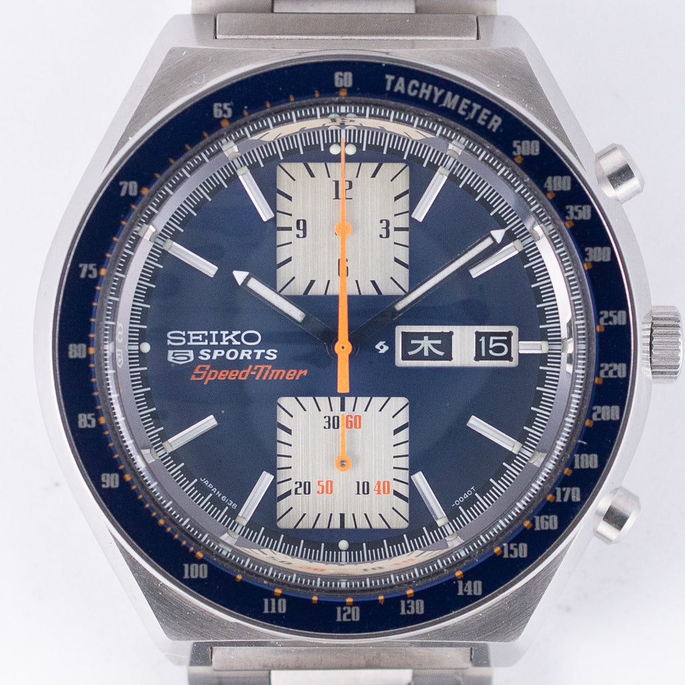 SEIKO REF.6138-0030 5 Sports Speed Timer KAKUME NOS with BOX