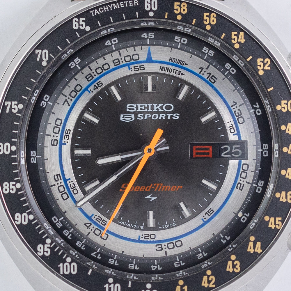 SEIKO 5 SPORTS SPEEDTIMER Rallymeter REF.7015-7010 NOS BOX