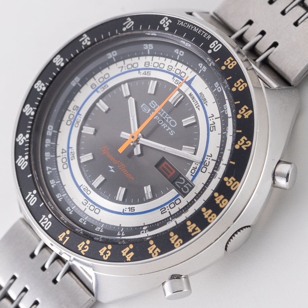SEIKO 5 SPORTS SPEEDTIMER Rallymeter REF.7015-7010 NOS BOX