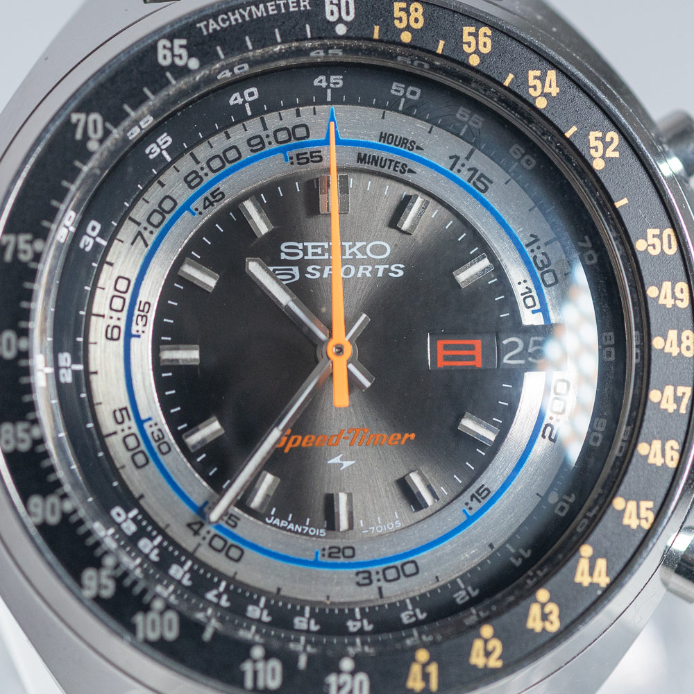 SEIKO 5 SPORTS SPEEDTIMER Rallymeter REF.7015-7010 NOS BOX